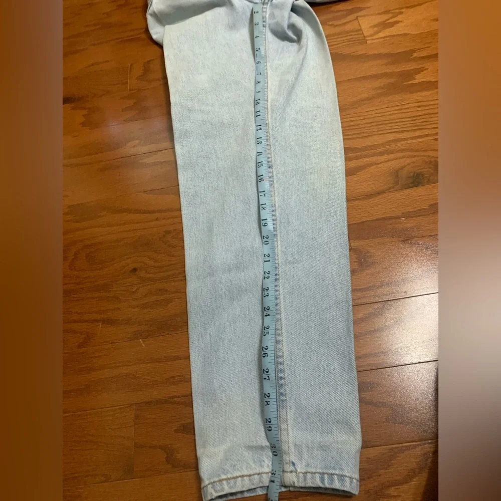 1995 vintage Levi’s 551 Relaxed Tapered Leg Womens Jeans USA Made Sz 16 M - Picture 8 of 9